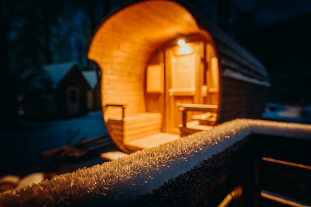 finská sauna rychlebské hory